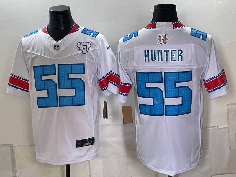 Men Houston Texans #55 Hunter white 2026 Nike NFL Jersey 0912002->houston texans->NFL Jersey